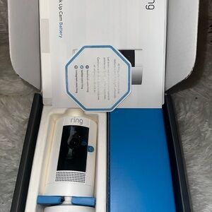 Ring Indoor Security Camera in White and Black